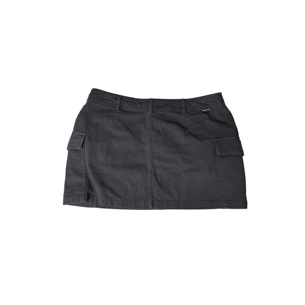 Billabong Hilary Cargo Mini Skirt‎ Black Cotton Twill Woman's L